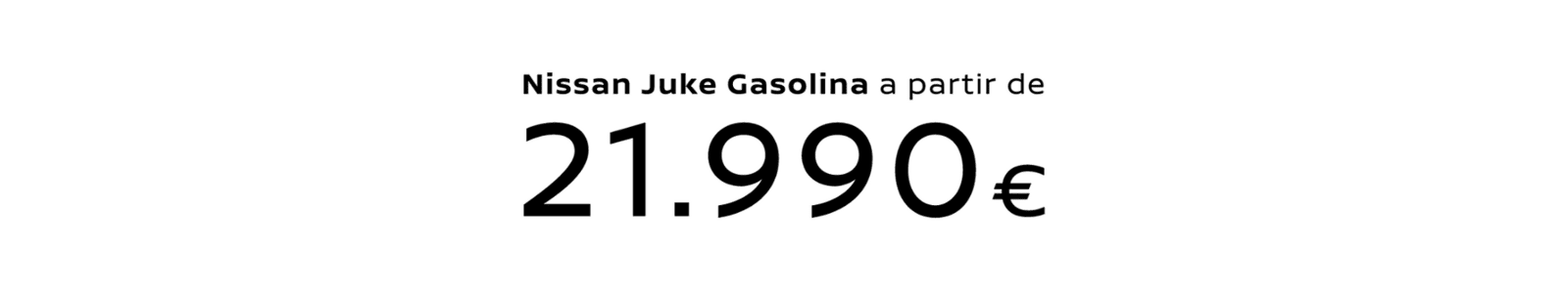 Selo promocional da campanha Nissan Juke Híbrido, a partir de 28.770€. 