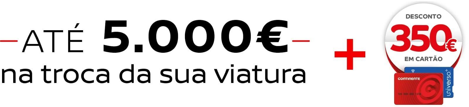 Oferta Nissan Fan Day: até 5.000€ na troca da sua viatura mais 350€ de desconto em cartão.