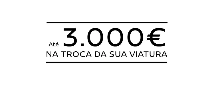 Campanha promocional: até 3.000€ na troca da sua viatura